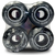 Roda de Skate mentex Profissional Mescla Preto 52mm - comprar online
