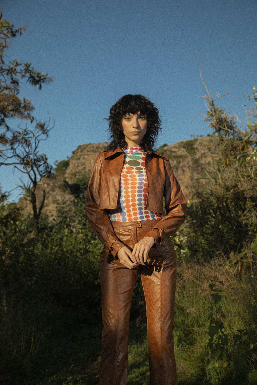 Chamarra cropped sale