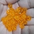 Conta de cristal 8mm laranja