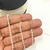 Corrente de bolinha 3mm transparente furta cor