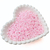 Miçanga pérola abs 4mm para artesanato rosa bebe 500g