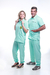 CONJUNTO HOSPITALAR SCRUB PIJAMA COM GOLA POLO- UNIFORMES PROFISSIONAIS na internet