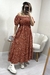 Vestido Midi Cecília - Caramelo - comprar online