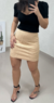 Shorts Saia Angélica - Palha - comprar online