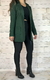 Maxi Blazer Malharia - Verde Militar na internet