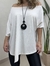 Maxi Blusa Assimétrica - Off White - comprar online