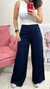 Calça Pantalona Clarisse - Azul Marinho na internet