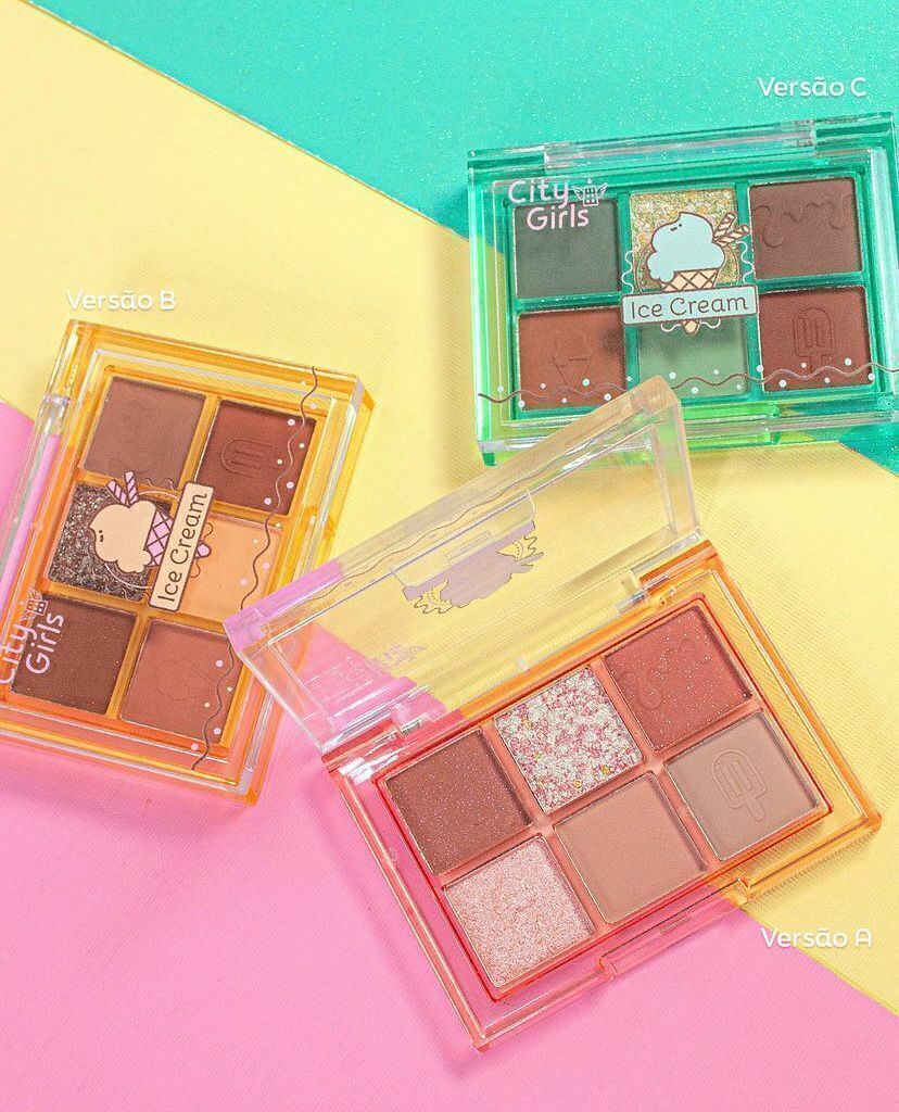 Paleta de sombras Ice Cream City Girls (lançamento)