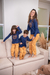 Pijama Familia Mãe Longo Estampado - comprar online