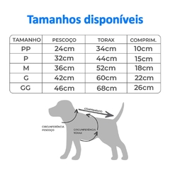 Regata de Gola Alta para Cães e Gatos - Vermelho - comprar online