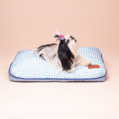 Almofada para Cachorro - Vichy Azul - comprar online