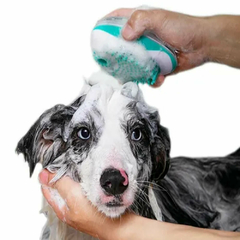 Escova de Banho para Cães e Gatos