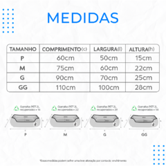 Cama para Cachorro - Linhas Geométricas Preta na internet