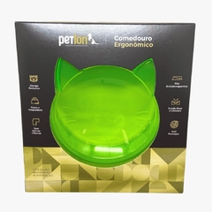 Comedouro Ergonômico para Gatos - Verde - comprar online