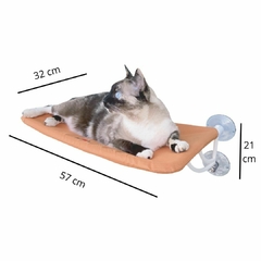 Cama de Janela Suspensa com Ventosa para Gatos Petlon - Verde - Mabuu Pet | Os melhores produtos para seu pet