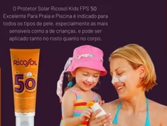 Protetor Solar KID corporal VEGANO - Ricosol - FPS 50 - loção 100g na internet