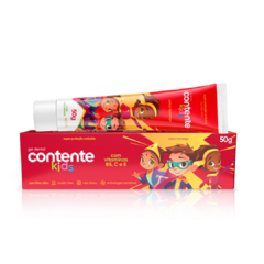 Pasta de dente Infantil Vegana - Contente Kids Super Heróis - 50g - Lua Sustentável