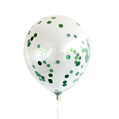 GLOBOS CONFETTI X5 COLOR A ELECCIÓN - comprar online