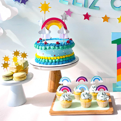 DECO TORTA “ARCOIRIS VIBRANTE” - comprar online