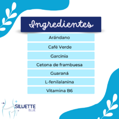 Siluette Blue x60 cápsulas | Adelgazante - Saciante - Complemento de Dietas - NuggetBlue