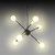 Luminária Pendente Taschibra Gravit 6 X E27 - comprar online