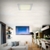 Plafon de LED 18W 1260 Lumens Quadrado Sobrepor Luz Fria 6500K BRANCO - TASCHIBRA - Madesandri | Materiais de Construção