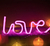 Placa de Led Neon Love na internet