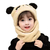 Imagem do Gorro infantil com cachecol ursinho em plush