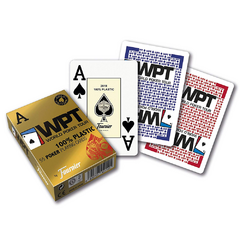 Baralho FOURNIER WPT Gold Edition Poker Jumbo 55ct Azul - comprar online