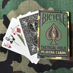 Baralho Bicycle Tactical Field Green - BaralhosOnline
