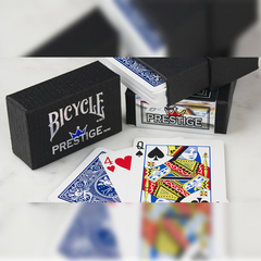 Baralho Bicycle Prestige Dura-Flex 100% Plastico Azul - comprar online