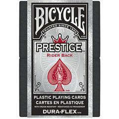 Imagem do Baralho Bicycle Prestige Dura-Flex 100% Plastico Vermelho