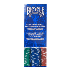 Fichas de pôquer 8 gramas Premium Bicycle com bandeja na internet