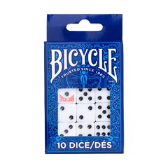 Cartela com 10 dados de 6 lados Bicycle