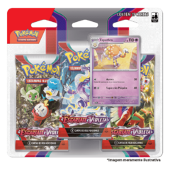 Triple Pack Pokémon Escarlate e Violeta 1 Espathra