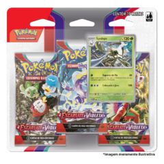 Triple Pack Pokémon Escarlate e Violeta 1 Spidops