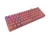 Teclado Gamer Nisuta Nskbgz61 Switch Red Español España Color Rosa Con Luz Rgb en internet