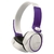 Auriculares Noga Ng-904 Stereo Blanco Y Violeta