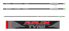 Flechas De Carbono Avalon Classic / Tyro Completas X 6 Un