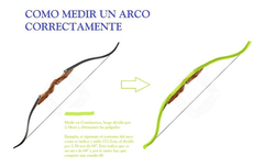 Cuerda Arco Recurvo Tradicional Take-down Longbow X1 en internet