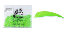 Plumas Naturales 3'' Buck Trail Flechas Arqueria Rw X 6un