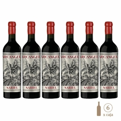 Conjunto de seis botellas de vino Arcángel Sariel Cabernet Sauvignon - Malbec.