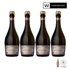 Antonieta Brut Nature Pinot Noir-Chardonnay (4 botellas x 750 cc) - WINEMENDOZA | Comprar vino online en Argentina - Vinoteca online