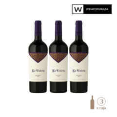 La Violeta Malbec 2015 (3 botellas x 750 cc) na internet