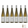 Seis botellas de vino blanco Luigi Bosca Riesling Las Compuertas de 750cc cada una.