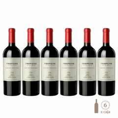 Seis botellas de vino Trapiche Terroir Series Cabernet Sauvignon, cada una de 750 cc.