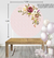 Painel de Festa 3D Redondo Malha Sublimada 1,50m Jardim Floral Rosa - comprar online