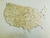 Wooden Travel Map USA Natural y a color en internet