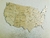 Wooden Travel Map USA Natural y a color - comprar en línea