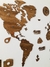 Imagen de Wooden Travel Map World Plus - Roble